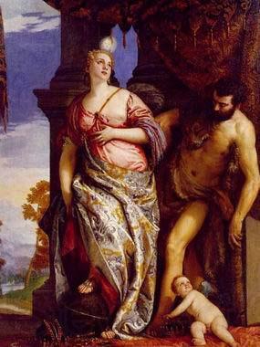 Paolo Veronese Allegory of Wisdom and Strength, France oil painting art